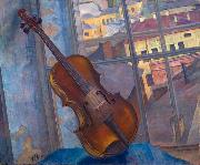Kuzma Sergeevich Petrov-Vodkin A Violin Sweden oil painting artist